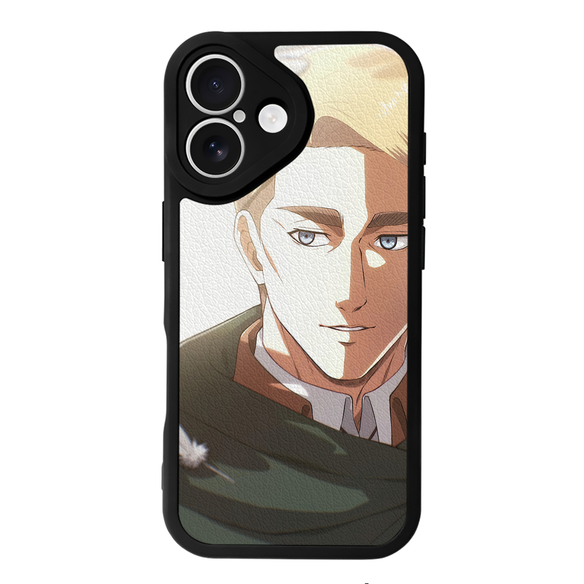 （画像用） 進撃の巨人 Attack on Titan 【iPhone 16シリーズ対応】シリコンスマホケース（レザー調） 材質：シリコン